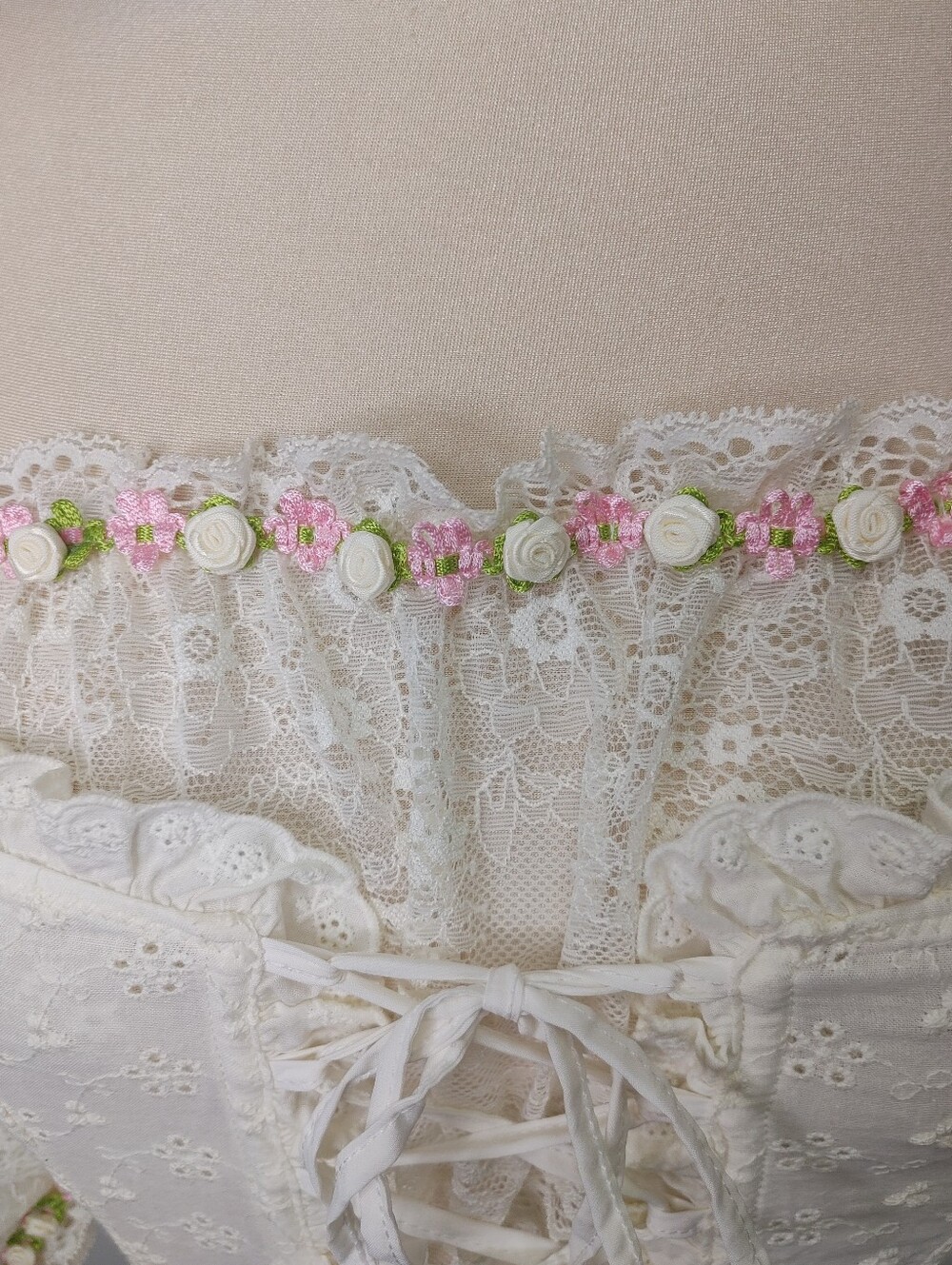 Dolls Kill Sugar Thrillz Breathtaking Blossom Corset Top M - Picture 3 of 12